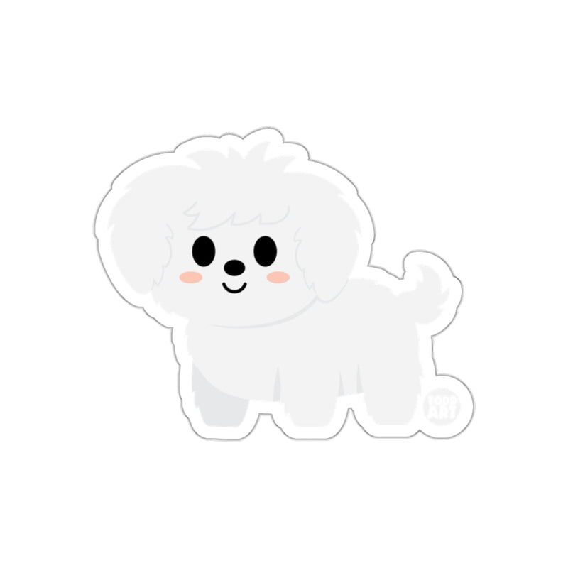 Load image into Gallery viewer, Cute Cartoon White Fluffy Dog Sticker Product
