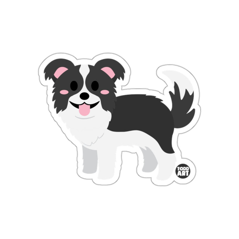 Load image into Gallery viewer, Cute Cartoon Border Collie Todd Art Sticker Decal
