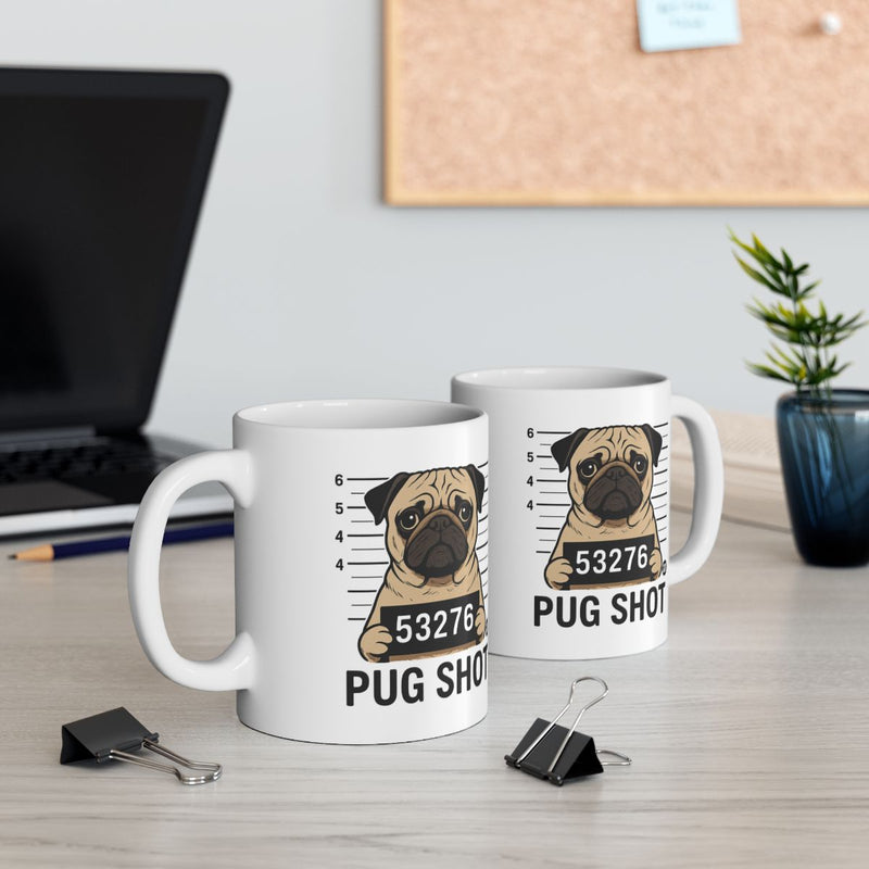 Load image into Gallery viewer, Pug Shot Mug with Cute Dog Design for Coffee Lovers
