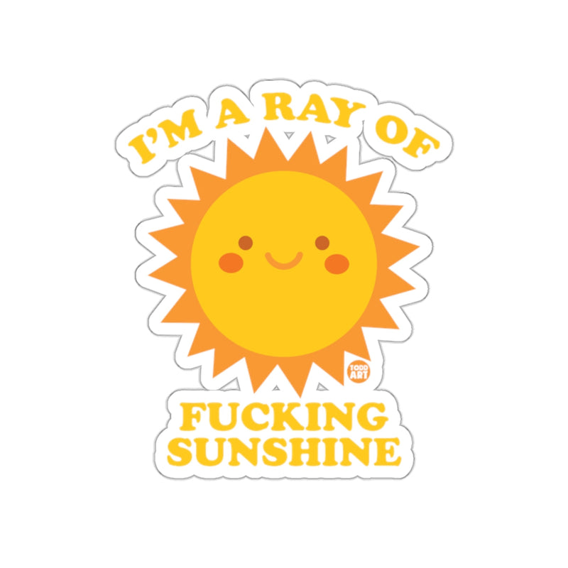 Load image into Gallery viewer, I'm A Ray Of Fucking Sunshine Sticker Product
