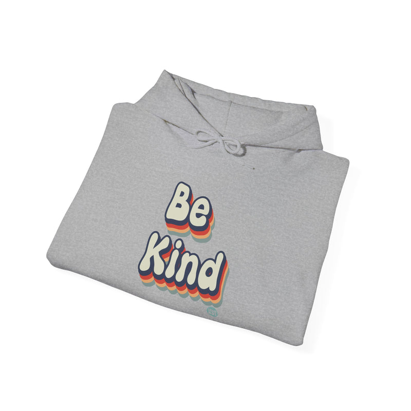 Load image into Gallery viewer, Be Kind Retro Hoodie, Cool Retro Hooded Sweatshirt, Kindness Hoodie
