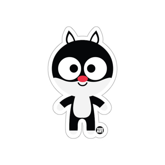 Cute Cartoon Animal Character Sticker Decor