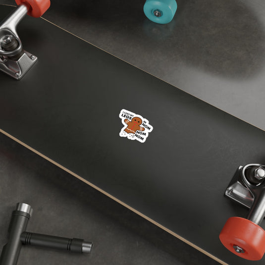 Funny Gingerbread Man Sticker for Skateboards Product