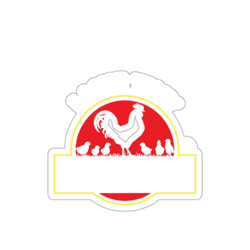 Load image into Gallery viewer, Red Rooster and Chicks Farm Sticker Product
