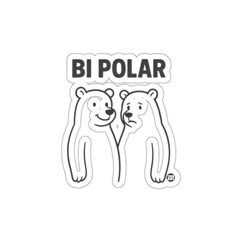 Load image into Gallery viewer, Humorous Bi Polar Bear Sticker Unique Gift Idea
