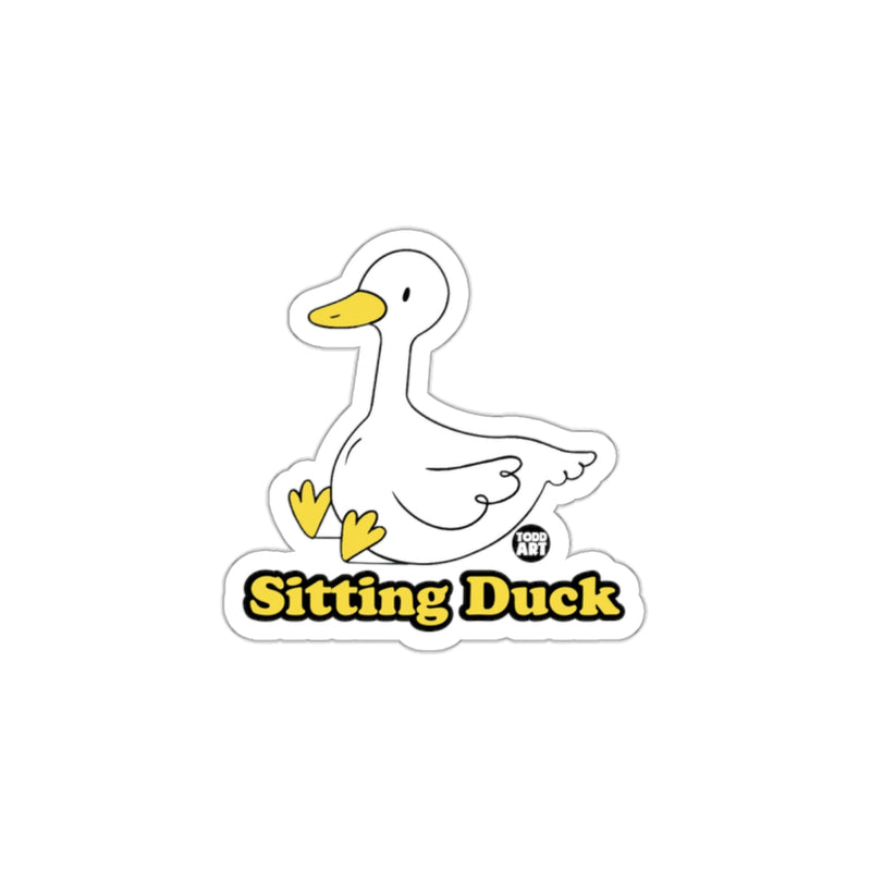 Load image into Gallery viewer, Sitting Duck Illustration Sticker Home Decor

