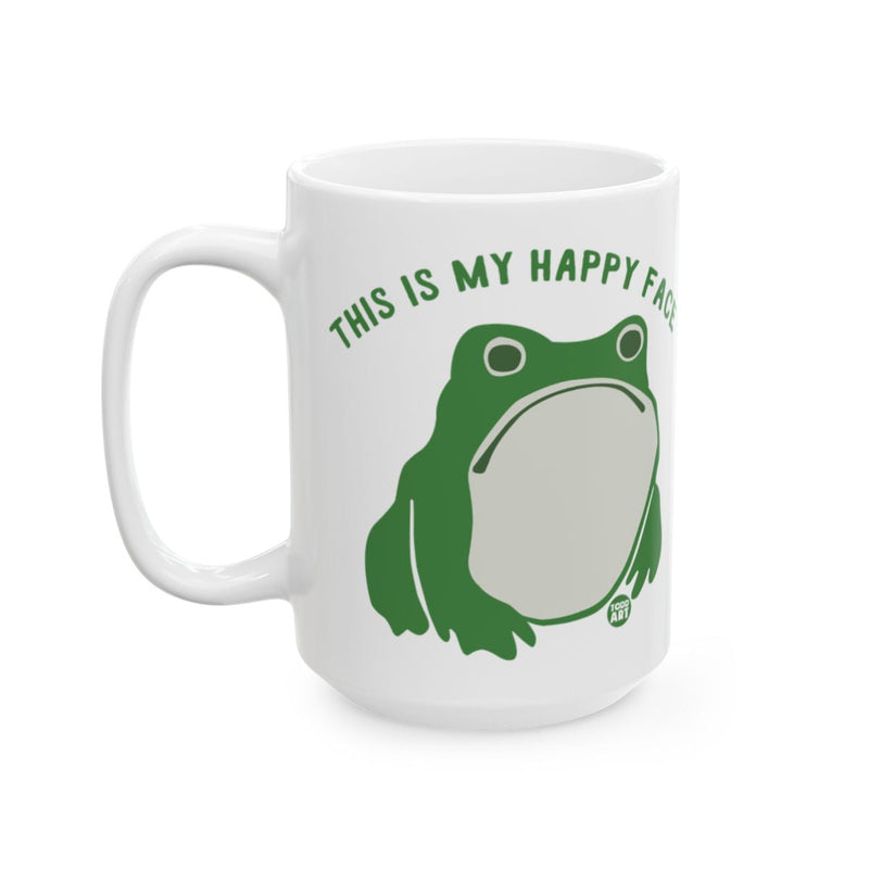 Load image into Gallery viewer, This Is My Happy Face Frog Image Graphic Mug
