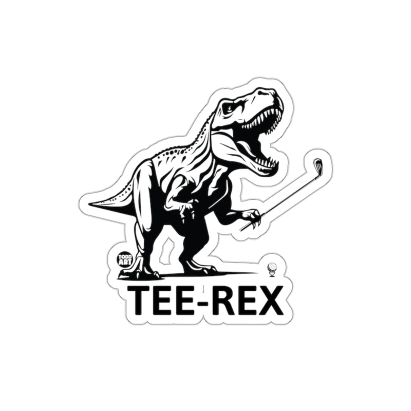Load image into Gallery viewer, Tee-Rex Dinosaur Golf Theme Humorous Sticker
