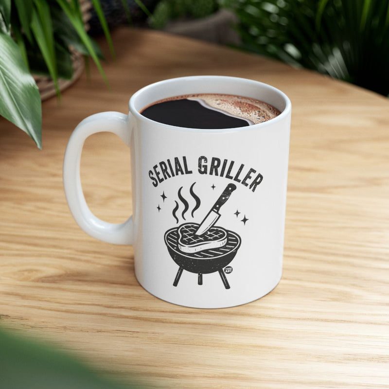 Load image into Gallery viewer, Serial Griller Print Coffee Mug
