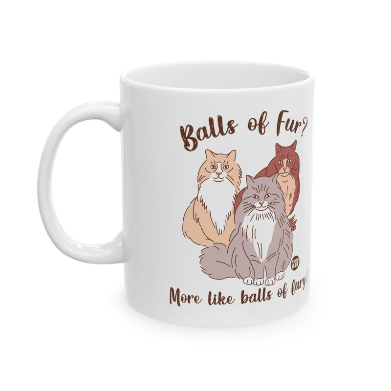 Load image into Gallery viewer, Balls of Fury Cats Mug, Funny Cat Mug, Cat Owner Mug Gift
