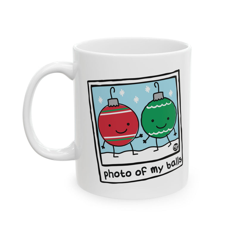 Load image into Gallery viewer, Photo Of My Balls Xmas Mug
