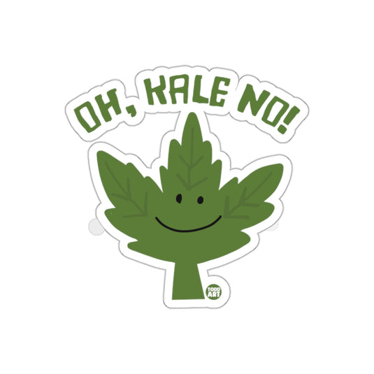 Oh Kale No Humorous Leaf Sticker