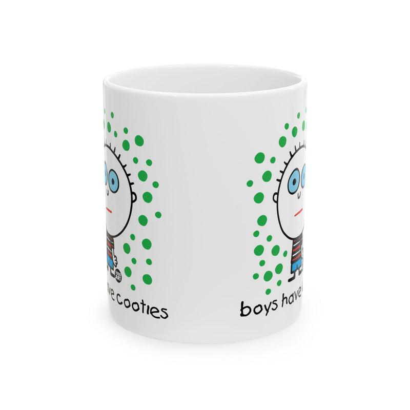 Load image into Gallery viewer, Boys Have Cooties Coffee Mug, Funny Boys Are Stupid Mug
