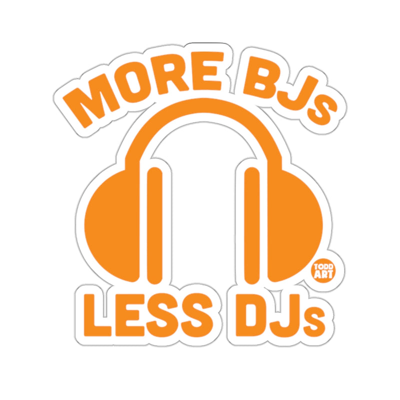 Load image into Gallery viewer, MORE BJS LESS DJs Headphones Orange 
