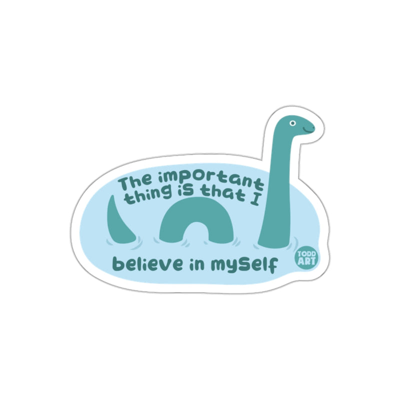 Load image into Gallery viewer, The important thing is that I believe in myself sticker
