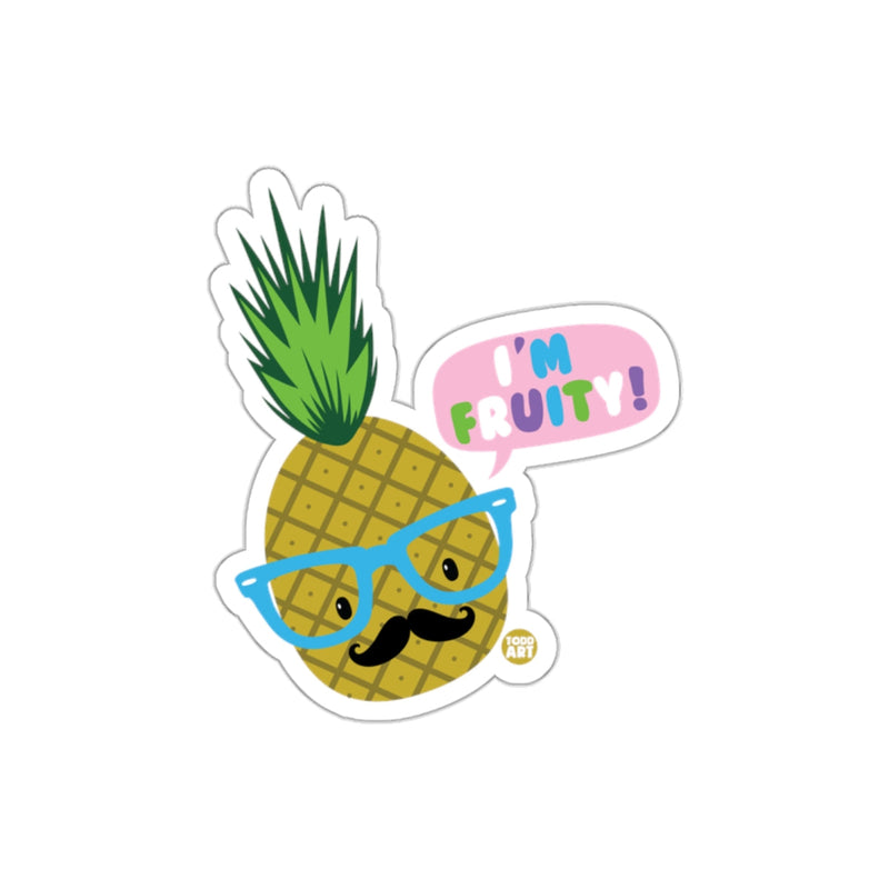Load image into Gallery viewer, I'm Fruity Pineapple with Glasses Sticker
