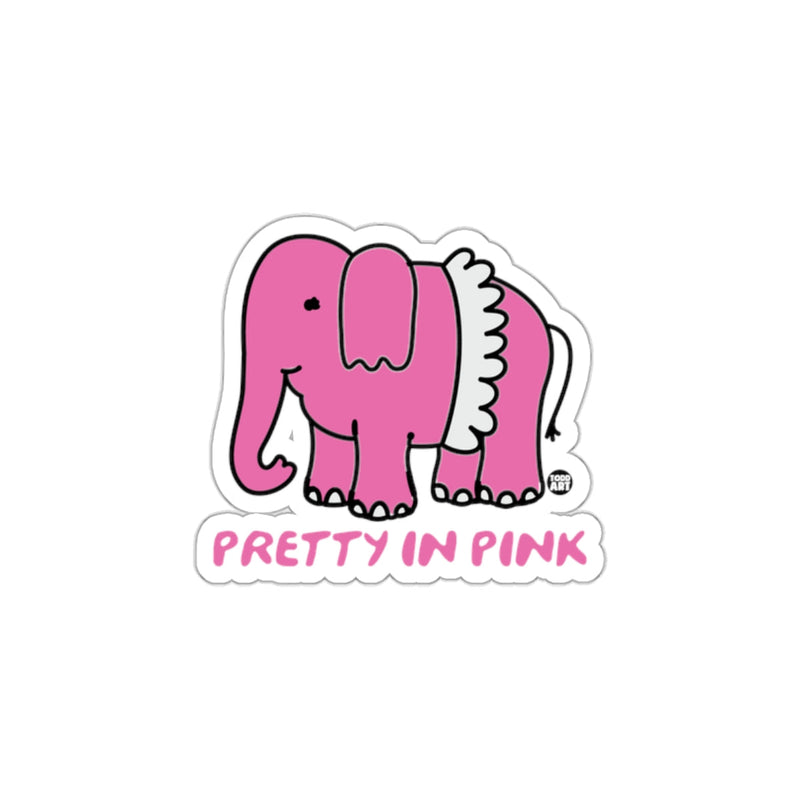 Load image into Gallery viewer, Pretty in Pink Elephant Sticker Perfect for Laptops
