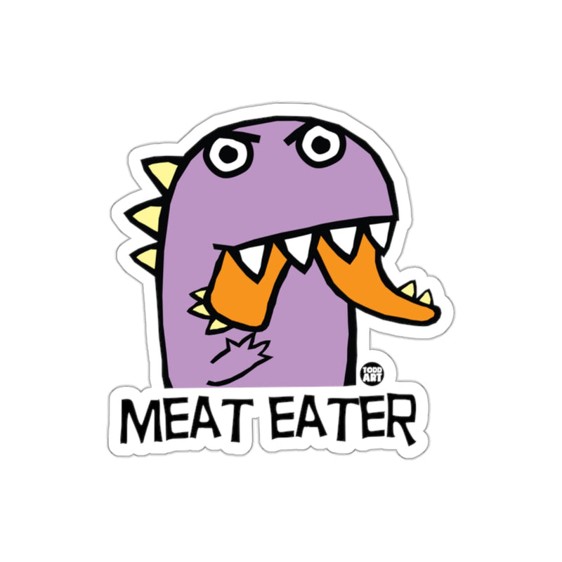 Load image into Gallery viewer, Purple Dinosaur Meat Eater Fun Rugged Design Sticker

