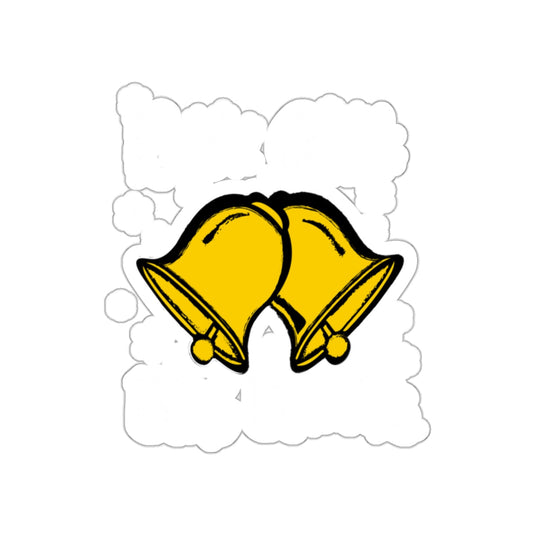 Yellow Bells Design Sticker for Seasonal Decoration