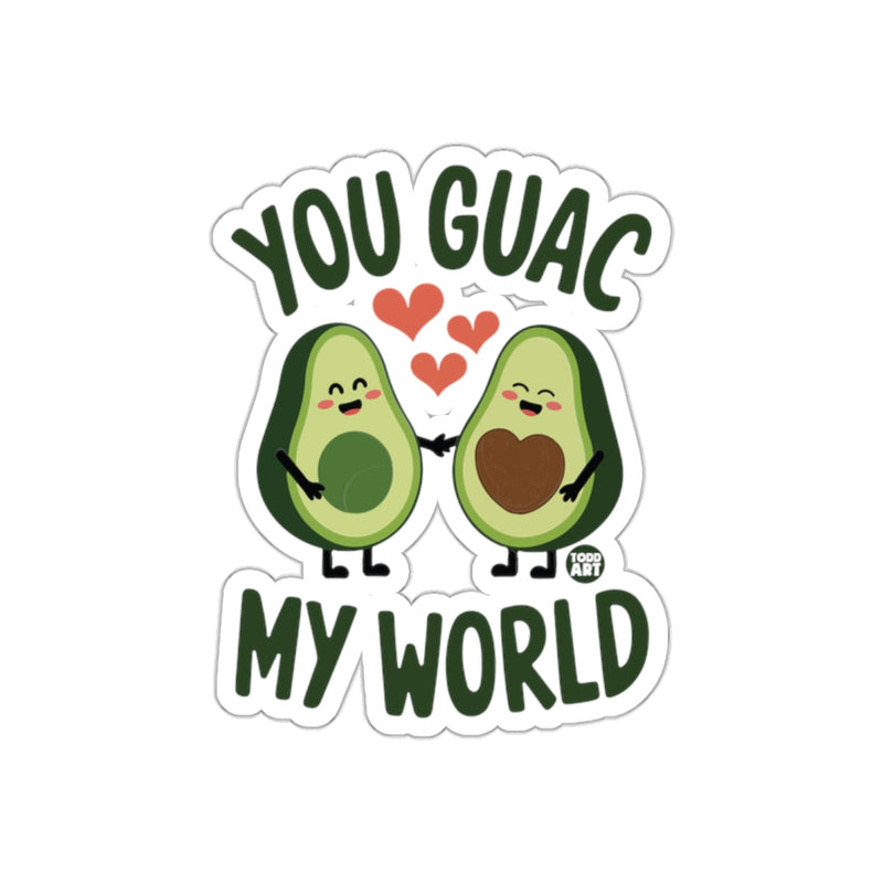 Load image into Gallery viewer, You Guac My World Cute Avocado Sticker
