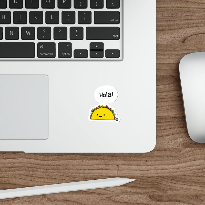 Load image into Gallery viewer, Hola Taco Sticker for Laptops Notebooks and More
