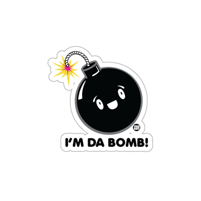 Load image into Gallery viewer, I'm Da Bomb Cartoon Explosion Design sticker
