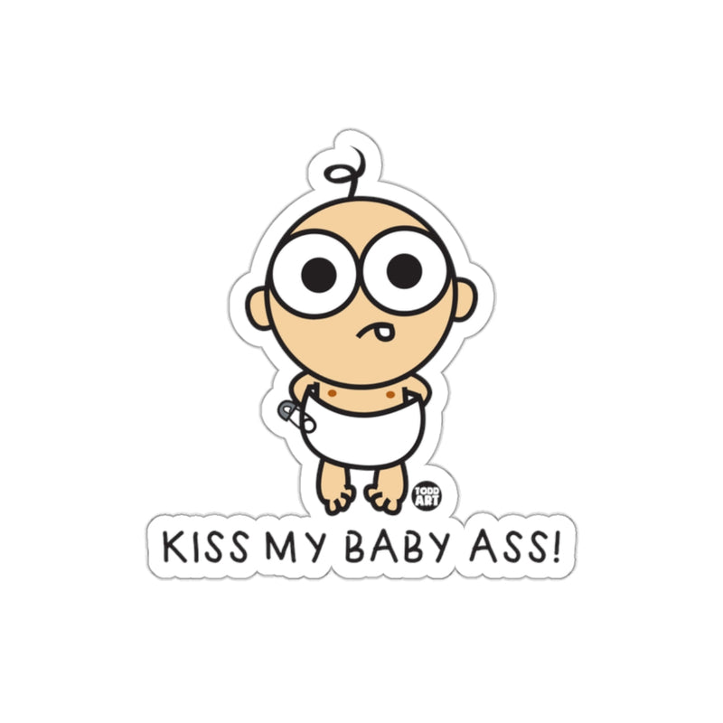 Load image into Gallery viewer, Funny Cartoon Baby in Diaper Sticker
