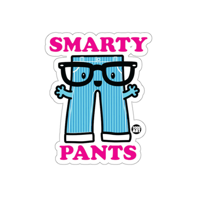 Load image into Gallery viewer, Smarty Pants Funny Character Art Todd Art Brand sticker
