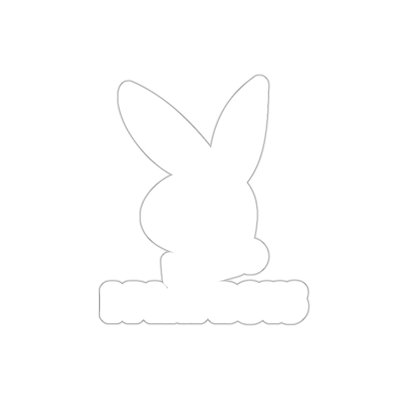 Load image into Gallery viewer, Todd Art Presents I Play Boys Rabbit Design sticker
