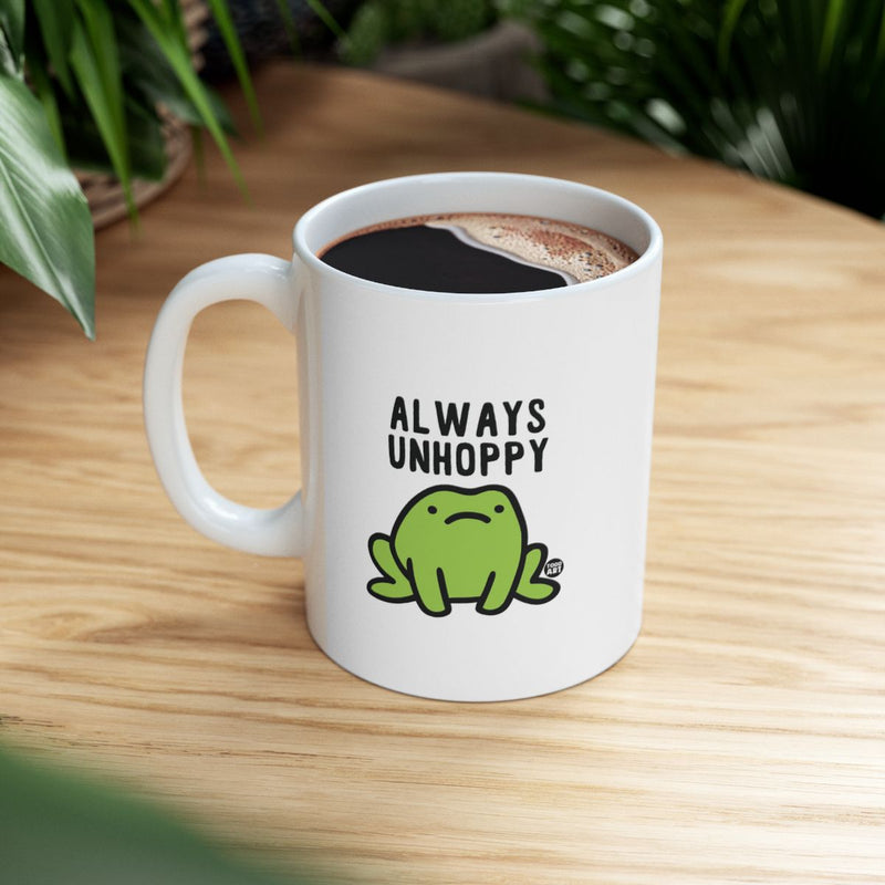 Load image into Gallery viewer, Always Unhoppy Cute Frog Coffee Mug for Daily Use
