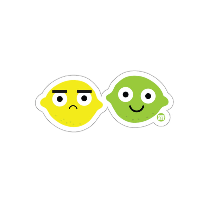 Load image into Gallery viewer, Cute Lemon and Lime Cartoon Characters Sticker
