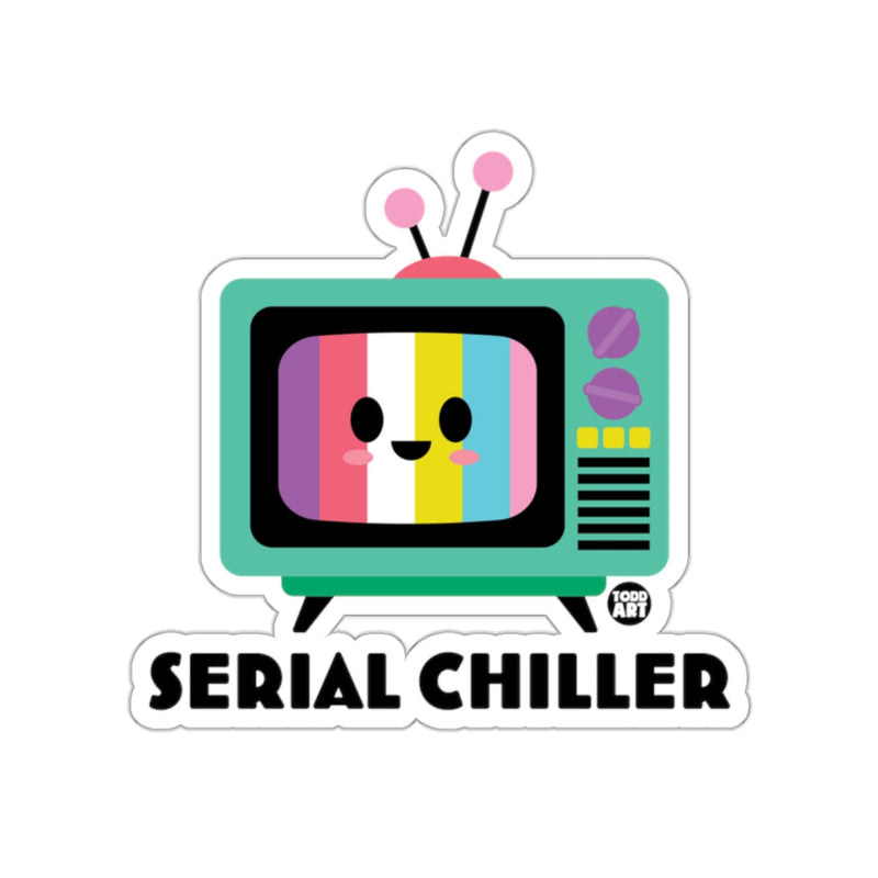 Load image into Gallery viewer, Retro Cartoon TV Serial Chiller Sticker Fun Art
