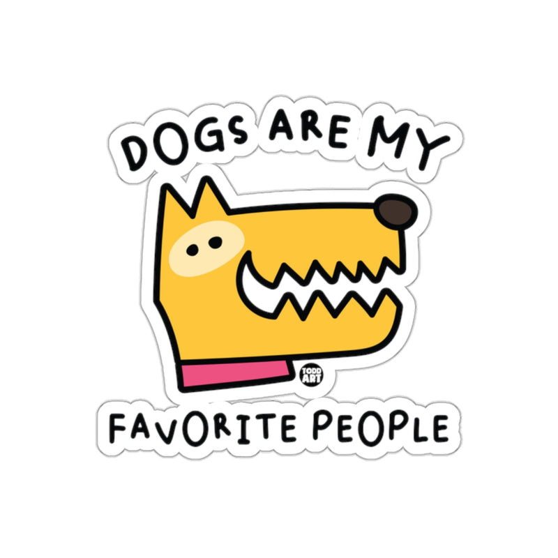 Load image into Gallery viewer, Dogs Are My Favorite People Sticker Product
