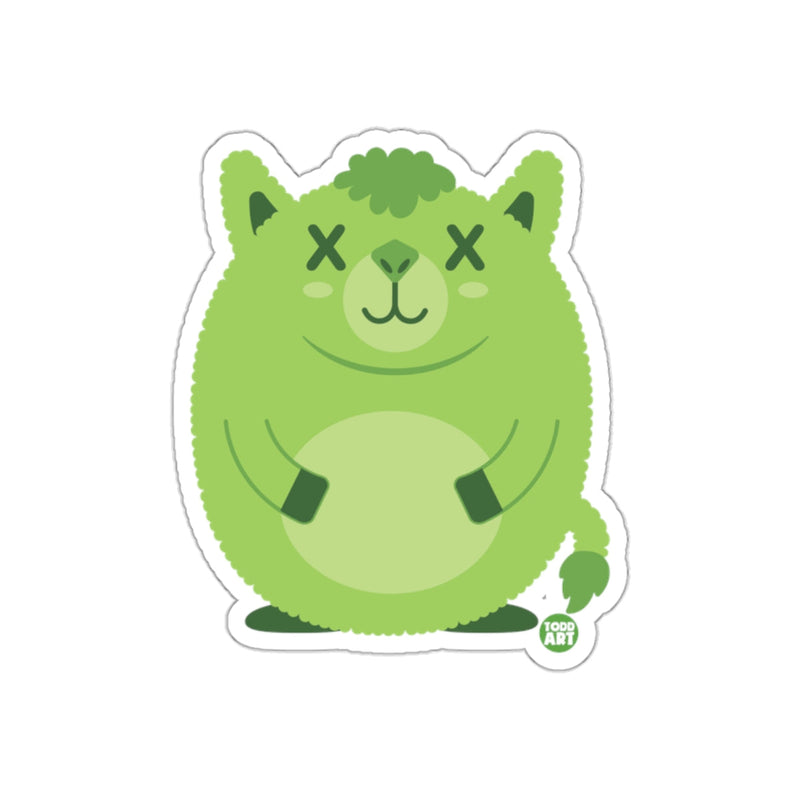 Load image into Gallery viewer, Cute Green Chubby Animal Character Sticker Product
