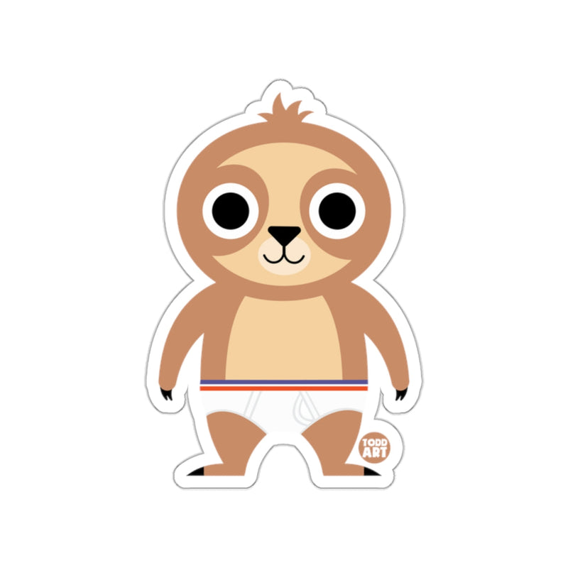 Load image into Gallery viewer, Cute Cartoon Sloth Graphic Sticker for Personal Items
