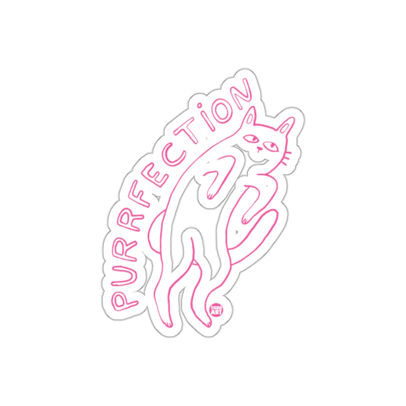 Load image into Gallery viewer, PURRFECTION Cute Cat Design Sticker for Cat Lovers
