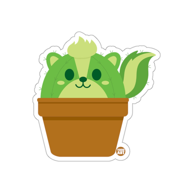 Load image into Gallery viewer, Cute Cactus Animal in a Pot Cartoon Design Sticker

