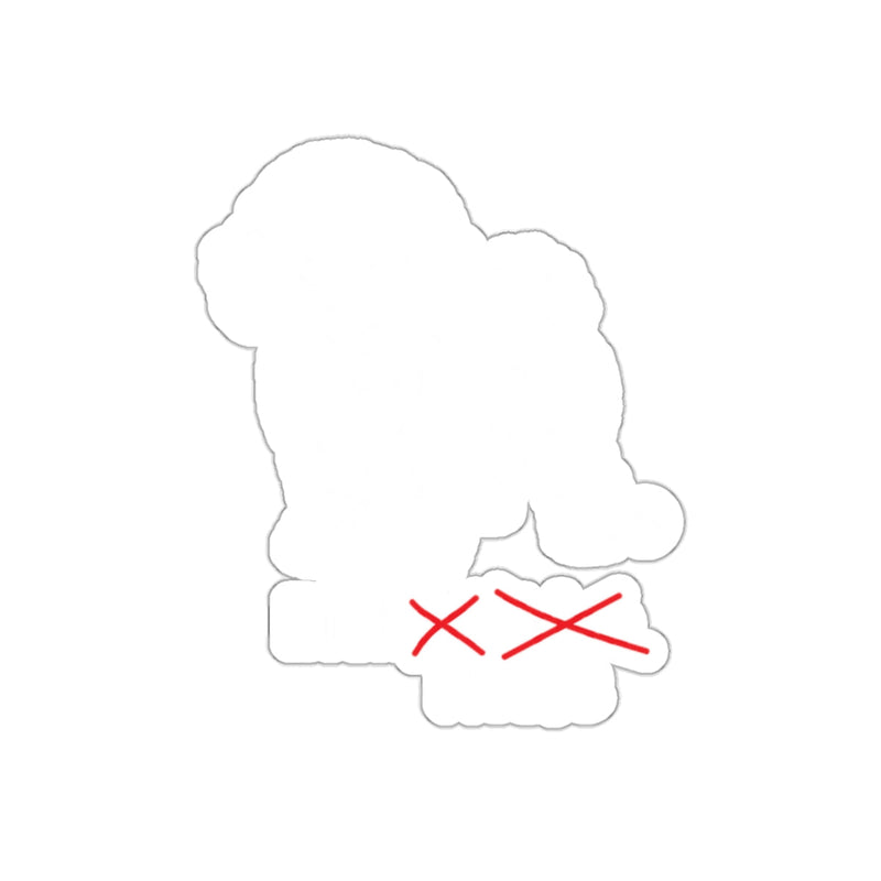 Load image into Gallery viewer, Cute Teddy Bear with Love Sign Sticker
