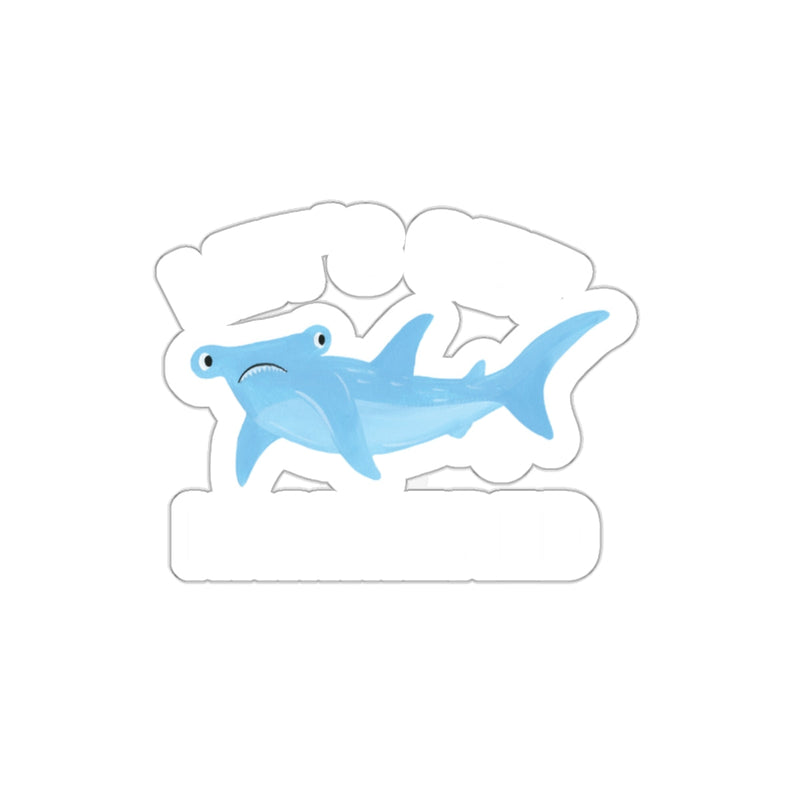 Load image into Gallery viewer, Lets Get Hammered Hammerhead Shark Todd Art Design sticker
