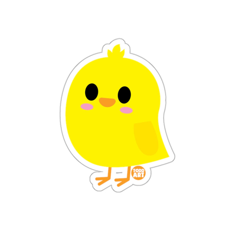 Load image into Gallery viewer, Adorable Yellow Chick Drawing Sticker Product
