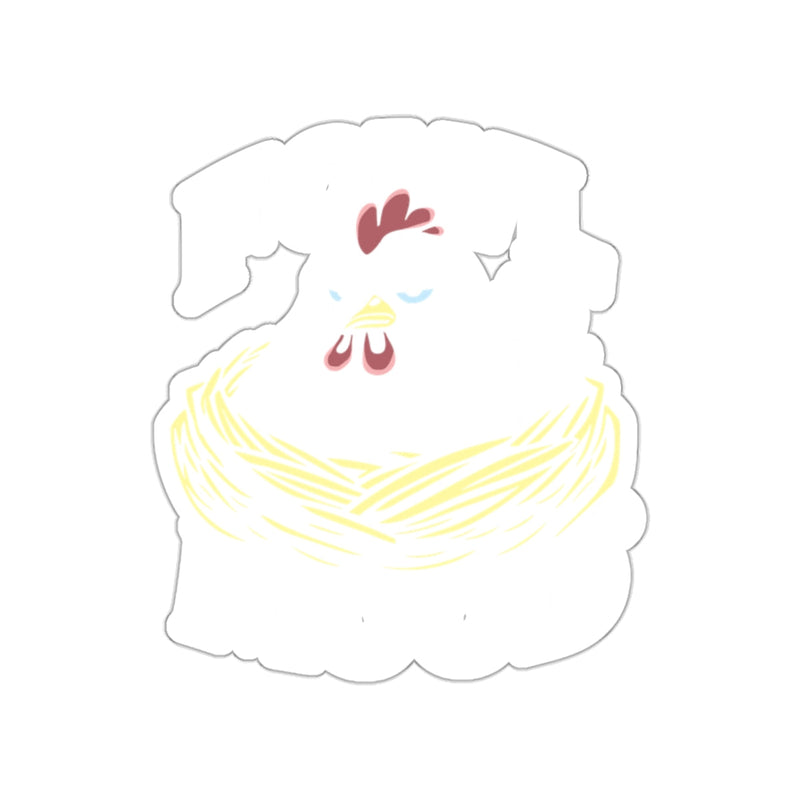 Load image into Gallery viewer, Fun Cute Chicken in a Nest Sticker
