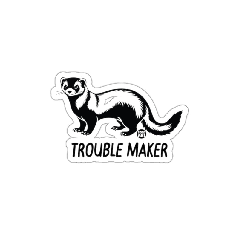 Load image into Gallery viewer, Trouble Maker Ferret Art Print for Unique Decor
