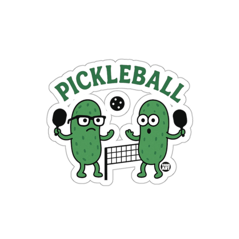 Load image into Gallery viewer, Pickleball with Style Todd Art Funny Pickleball sticker
