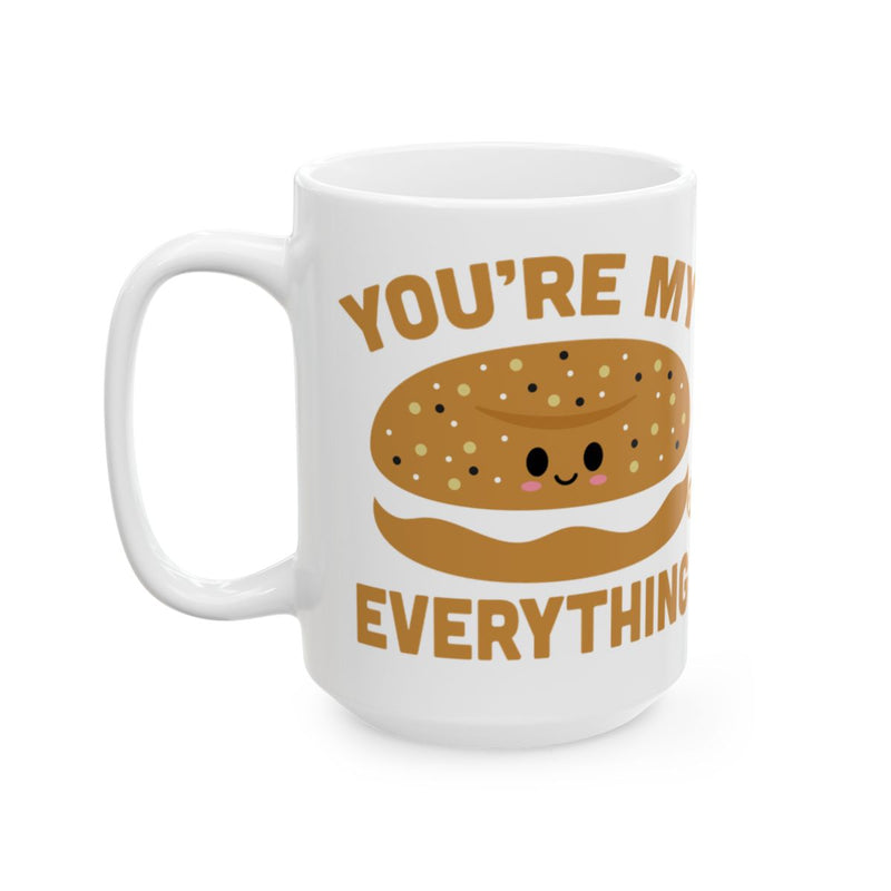 Load image into Gallery viewer, You're My Everything Bagel Cute Coffee Mug
