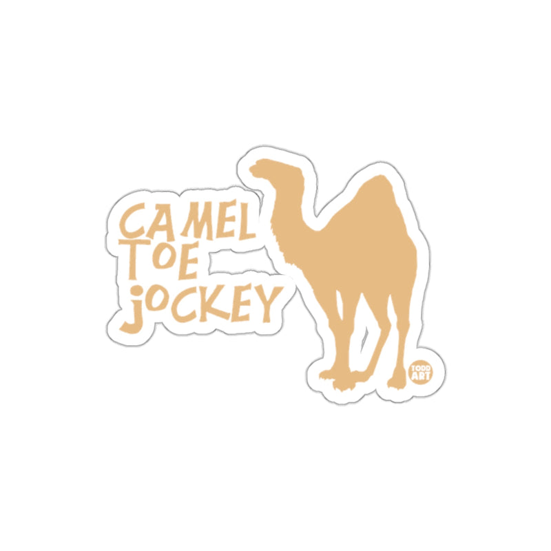 Load image into Gallery viewer, Humorous Camel Toe Jockey Sticker for Fun Decor
