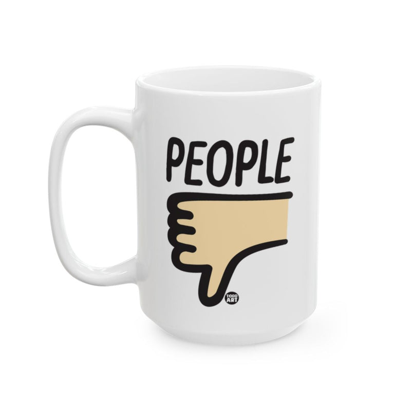 Load image into Gallery viewer, People Thumbs Down Hand Gesture Mug
