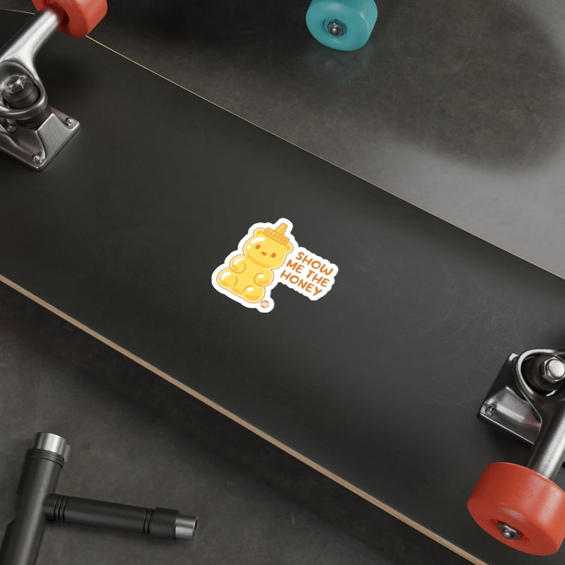 Load image into Gallery viewer, Show Me The Honey Bear Sticker Skateboard Deck
