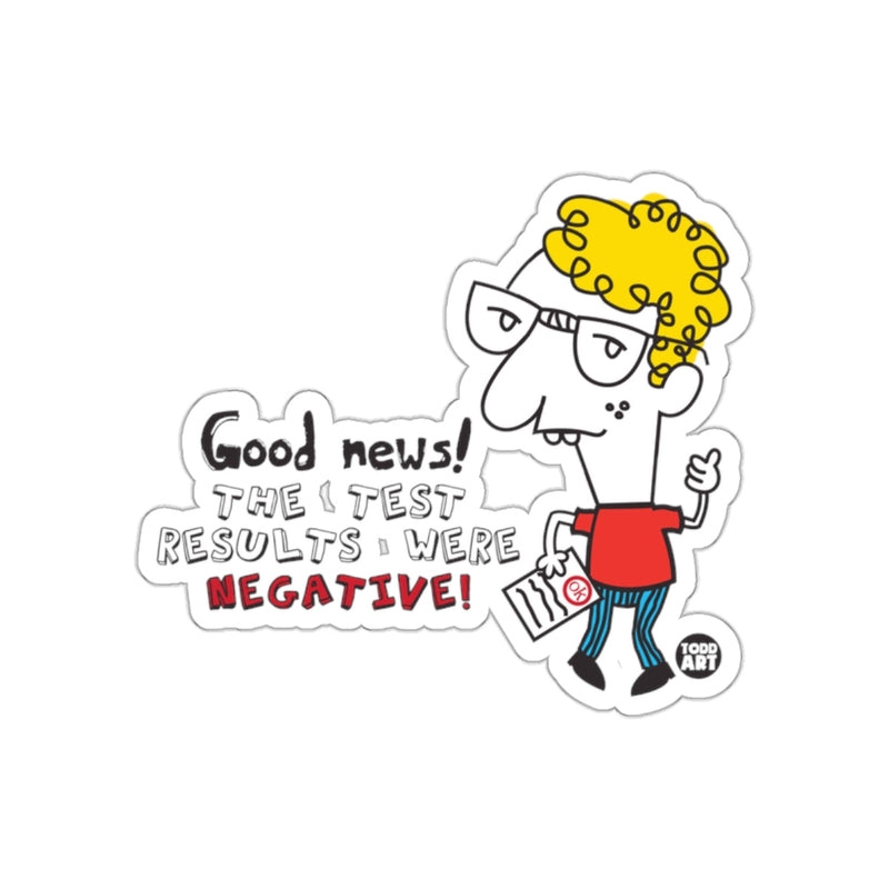 Load image into Gallery viewer, Good News! The Test Results Were Negative! Sticker
