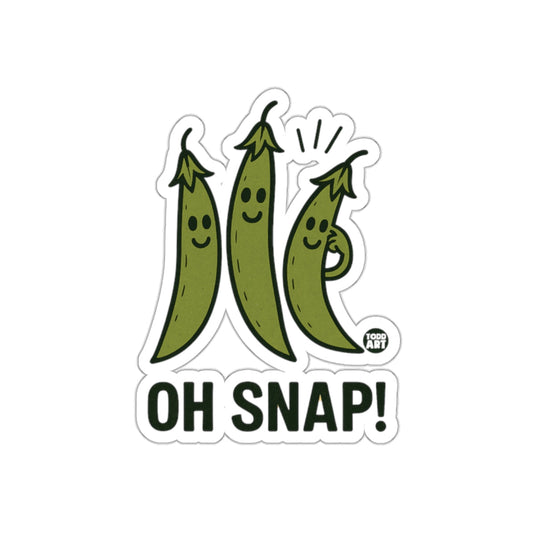 Funny Oh Snap Peas Todd Art Sticker for Fun Decor