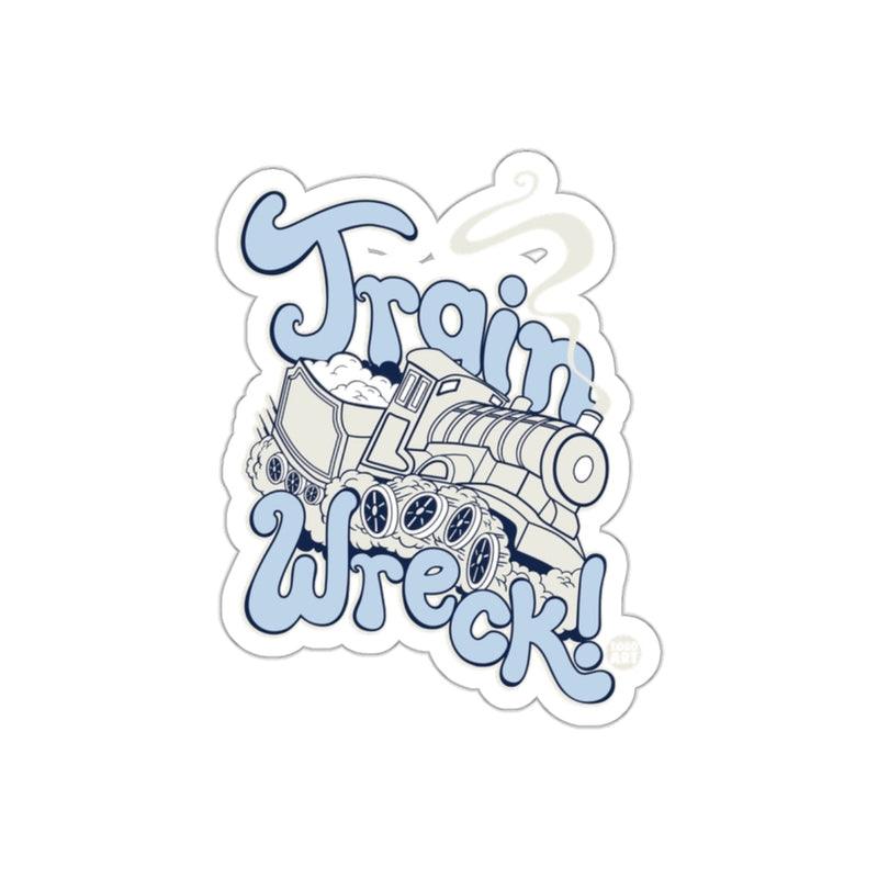 Load image into Gallery viewer, Train Wreck Locomotive Sticker Design for Fun Decor

